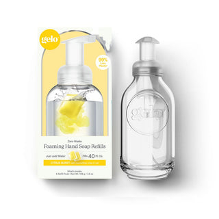 The Review on Gelo: we've been washing our hands with the Lemon Basil  Geranium Foaming Hand Soap — The Reduce Report